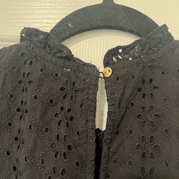 Loft - Eyelet Lace Tiered Swing Dress with pockets - Picture 7 of 8